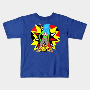 Cupid Either Hates Zombies... Or Blue Hair... Or Just Blue Haired Zombies... Kids T-Shirt